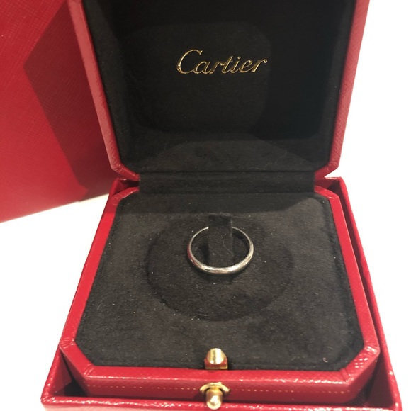 Cartier Platinum Band Size 50 or 5.25 - Picture 3 of 7